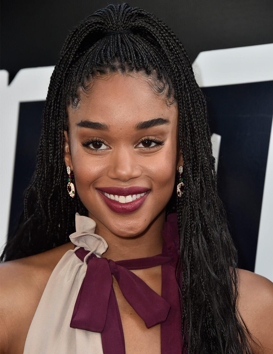 Long Black Box Braids High Ponytail — Classy Long Braids