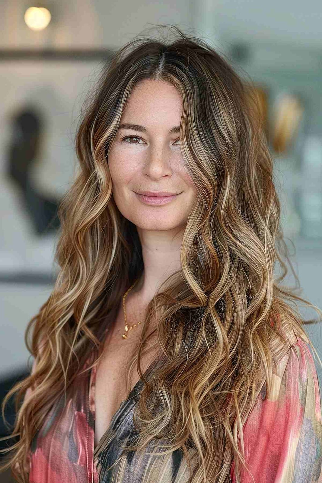 Honey Blonde Balayage With Curtain Bangs Honey Blonde Balayage With Curtain Bangs — Classy Long Haircuts