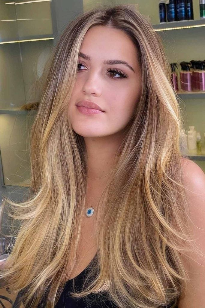 Dark Blonde With Face-Framing Layers Dark Blonde With Face-Framing Layers — Classy Long Haircuts
