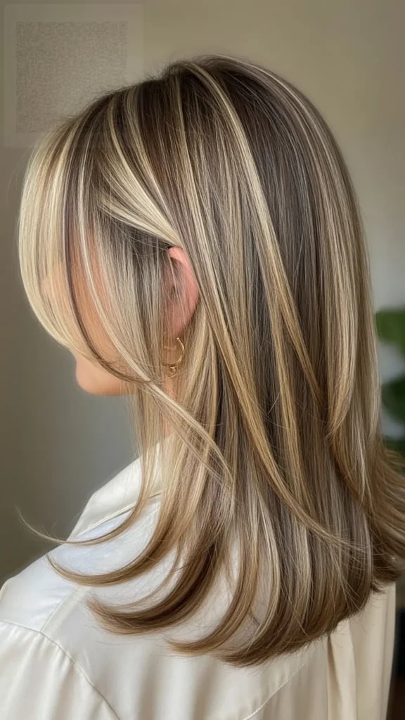 Collarbone Length Dark Blonde With Highlights Collarbone Length Dark Blonde With Highlights — Classy Lowlights for Blondes
