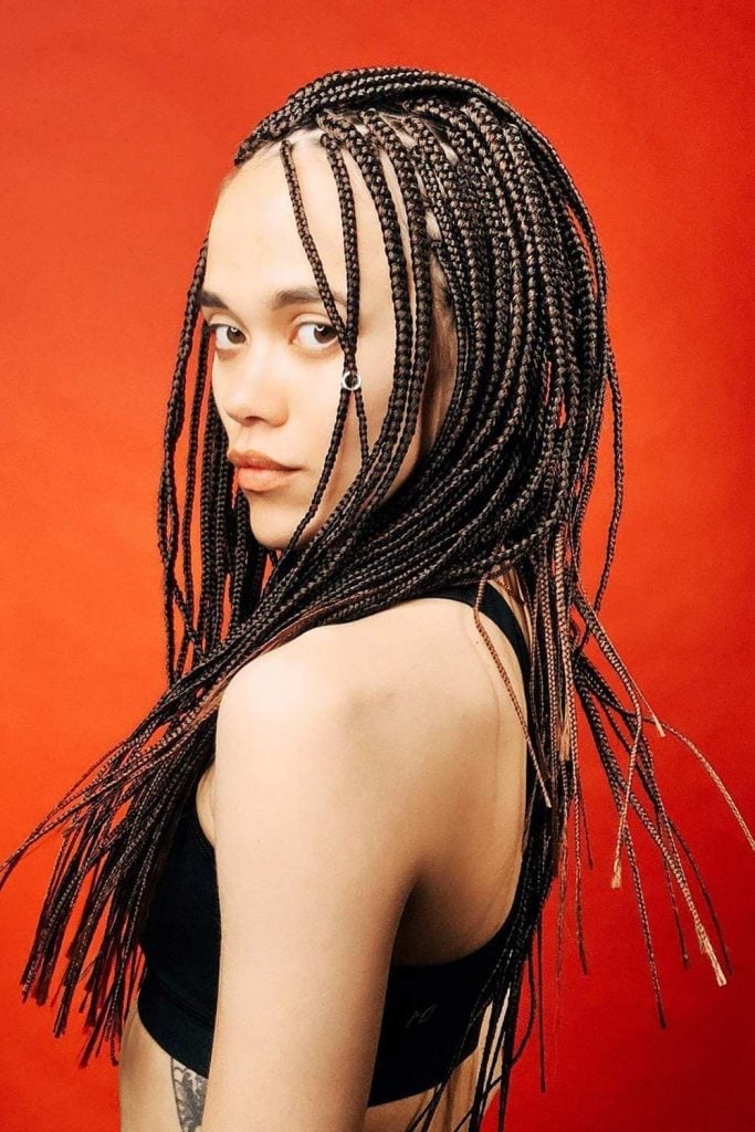 Medium Braids Dark Brown With Red Undertones Medium Braids Dark Brown With Red Undertones — Classy Medium Braids