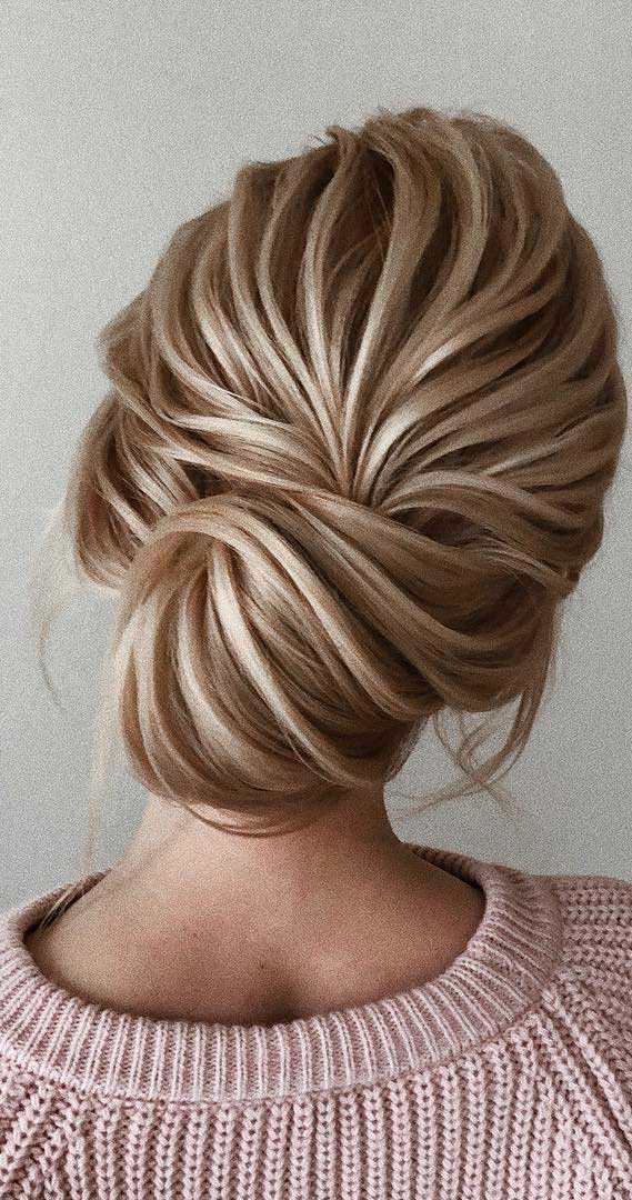 Collarbone Honey Blonde Twisted Updo Collarbone Honey Blonde Twisted Updo — Classy New Hairstyles
