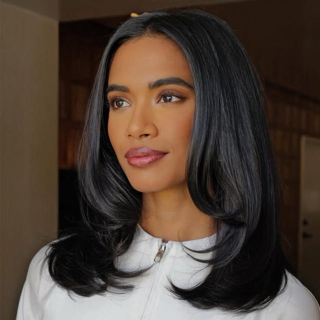 Collarbone Length Wavy Lob With Curtain Bangs Collarbone Length Wavy Lob With Curtain Bangs — Classy New Hairstyles