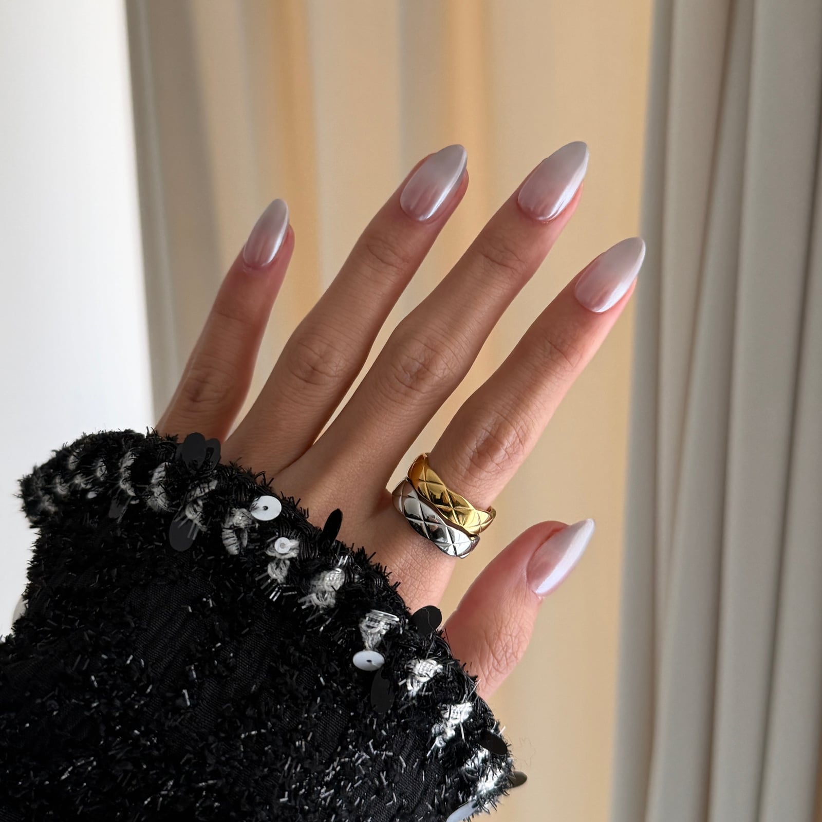 Short Almond Subtle French Ombre Nails Short Almond Subtle French Ombre Nails — Classy Ombré Nails