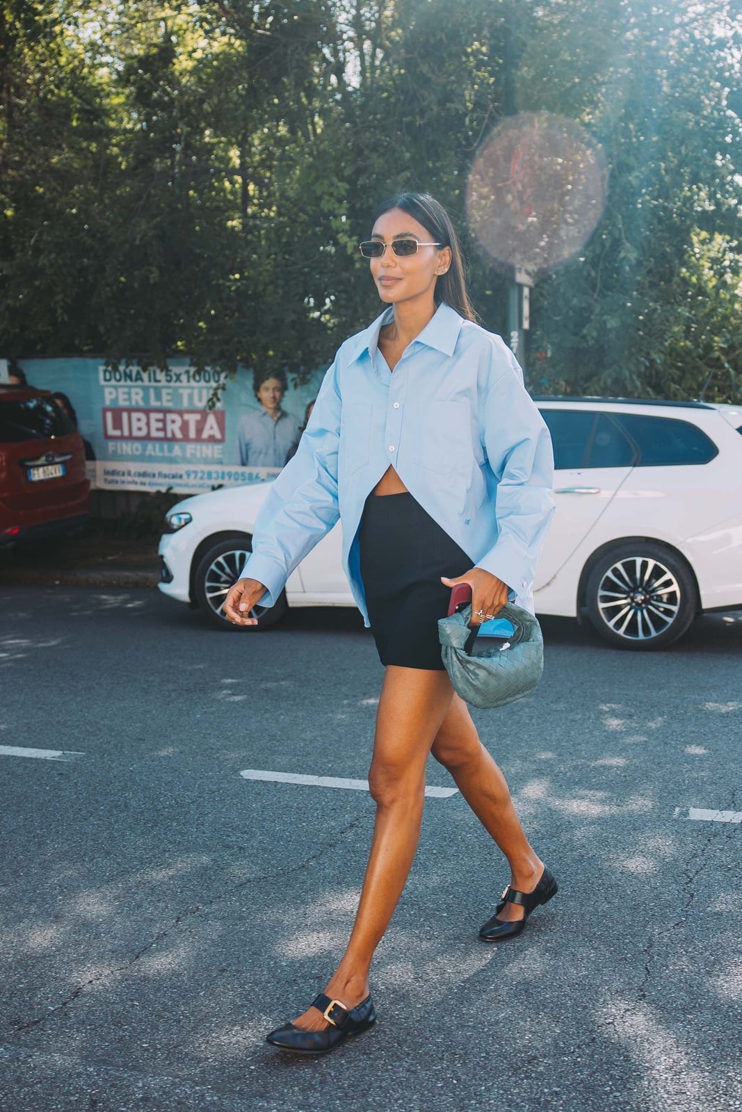 Black Mary Jane Flats with an Oversized Shirt and Mini Skirt Black Mary Jane Flats with an Oversized Shirt and Mini Skirt — Classy Outfits with Flats