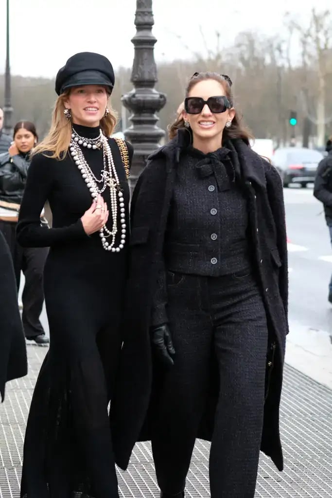 Black Turtleneck Dress with Layered Pearls Black Turtleneck Dress with Layered Pearls — Classy Pearl Outfits