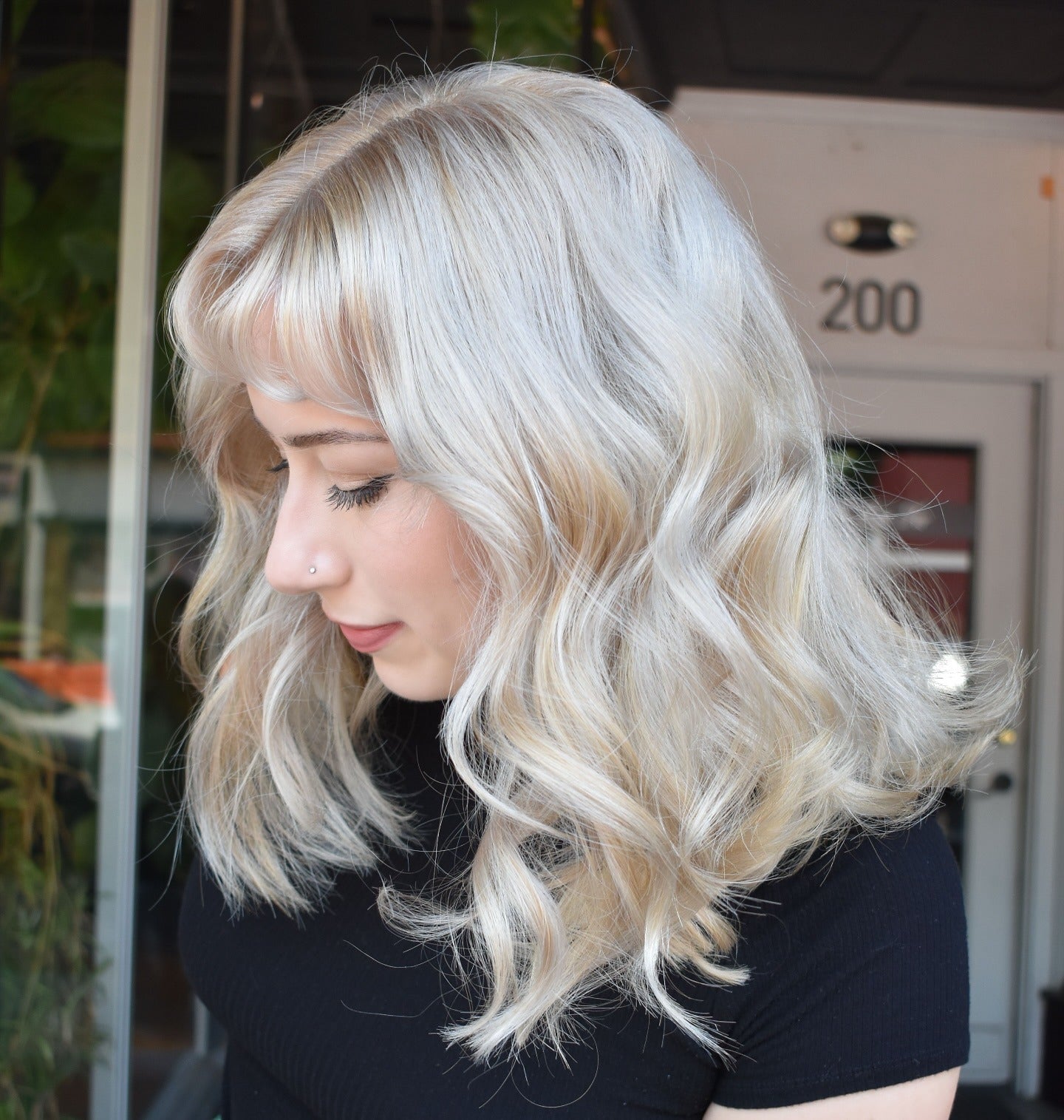 Shoulder Length Platinum Blonde With Ash Tones — Classy Platinum Highlights