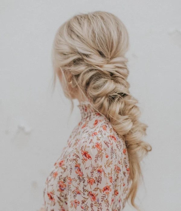 Mid-Back Ash Blonde Intricate Braid Mid-Back Ash Blonde Intricate Braid — Classy Professional Hairstyles