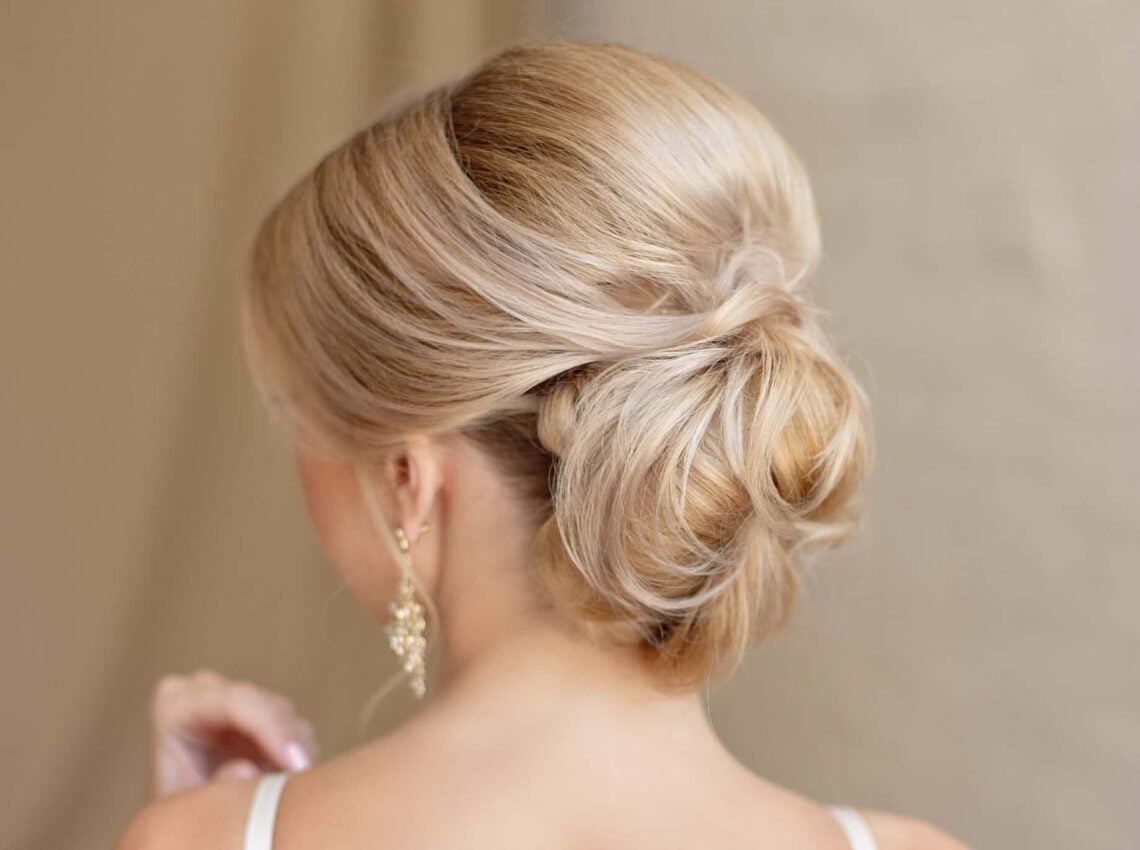 Elegant Blonde Chignon Elegant Blonde Chignon — Classy Puff Hairstyles