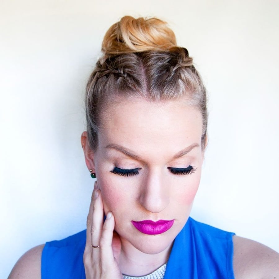 Collarbone Braided Updo With Headband Collarbone Braided Updo With Headband — Classy Rainy Days Hairstyles