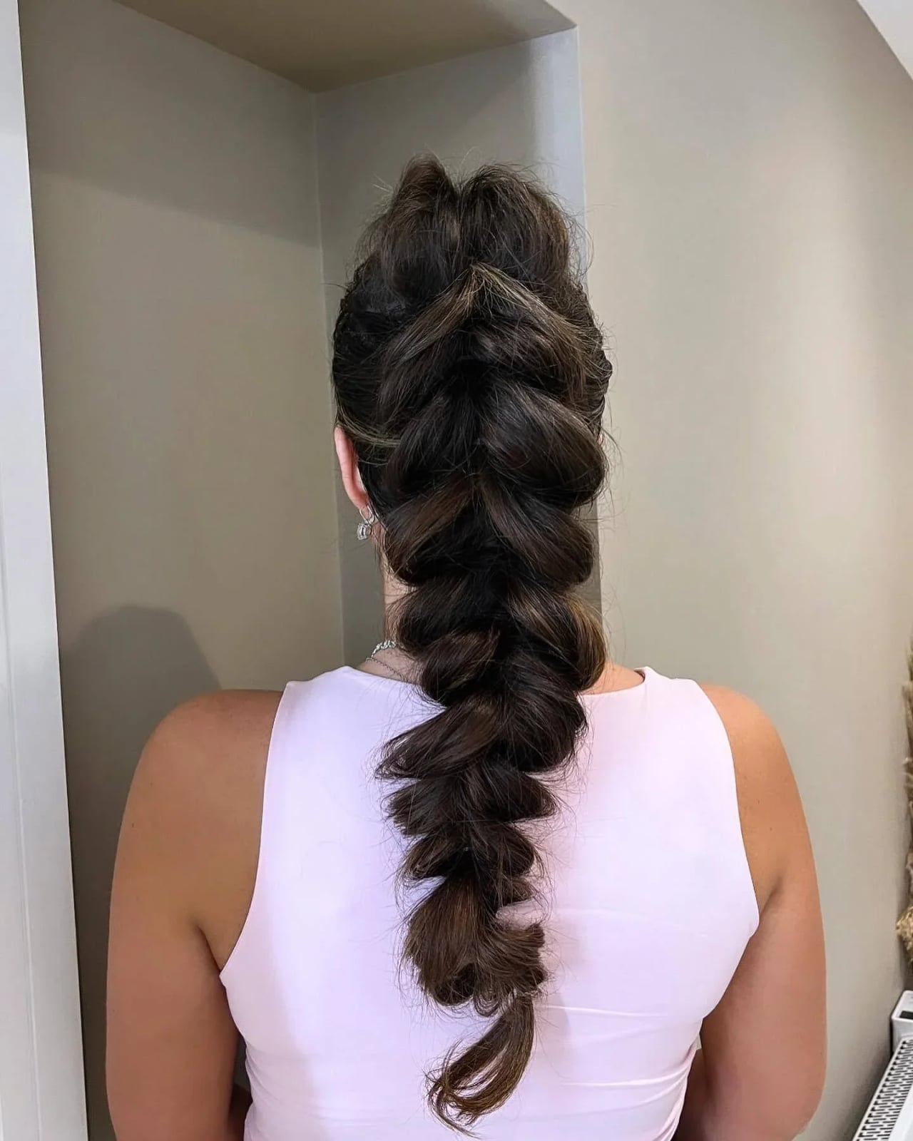 Thick Dark Brown Fishtail Braid Thick Dark Brown Fishtail Braid — Classy Rainy Days Hairstyles