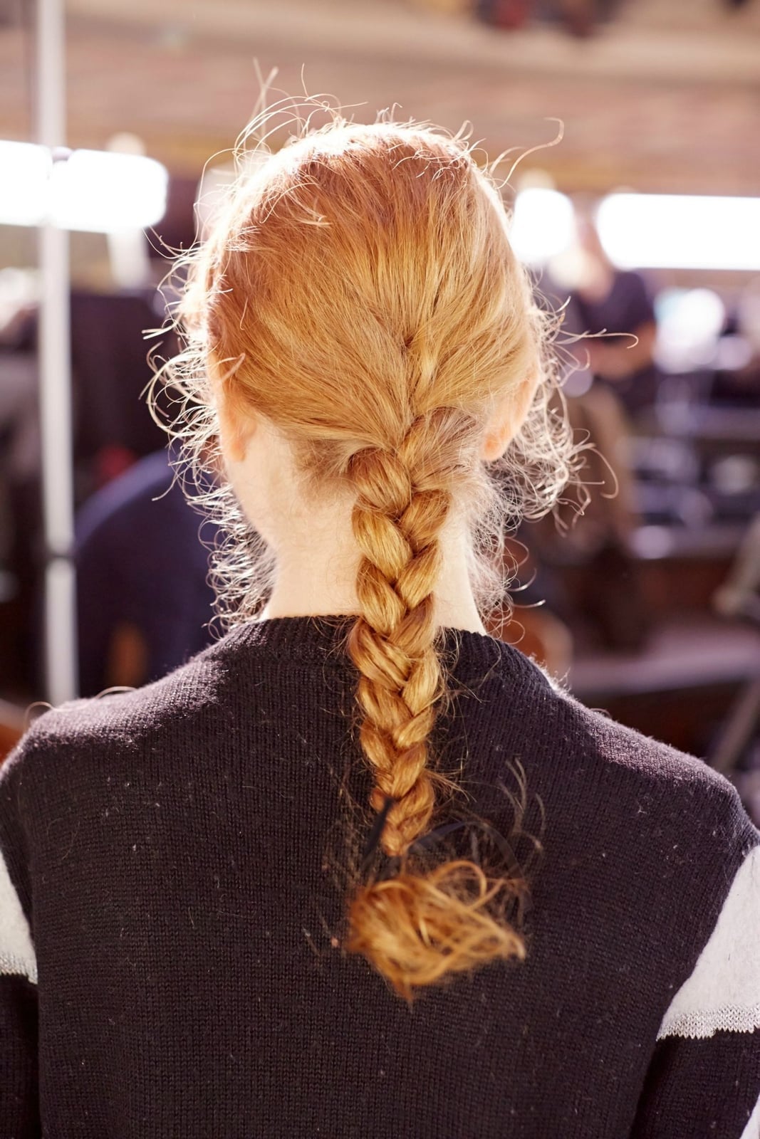 Mid-Back Loose Braid With Escaping Wisps Mid-Back Loose Braid With Escaping Wisps — Classy Rainy Days Hairstyles