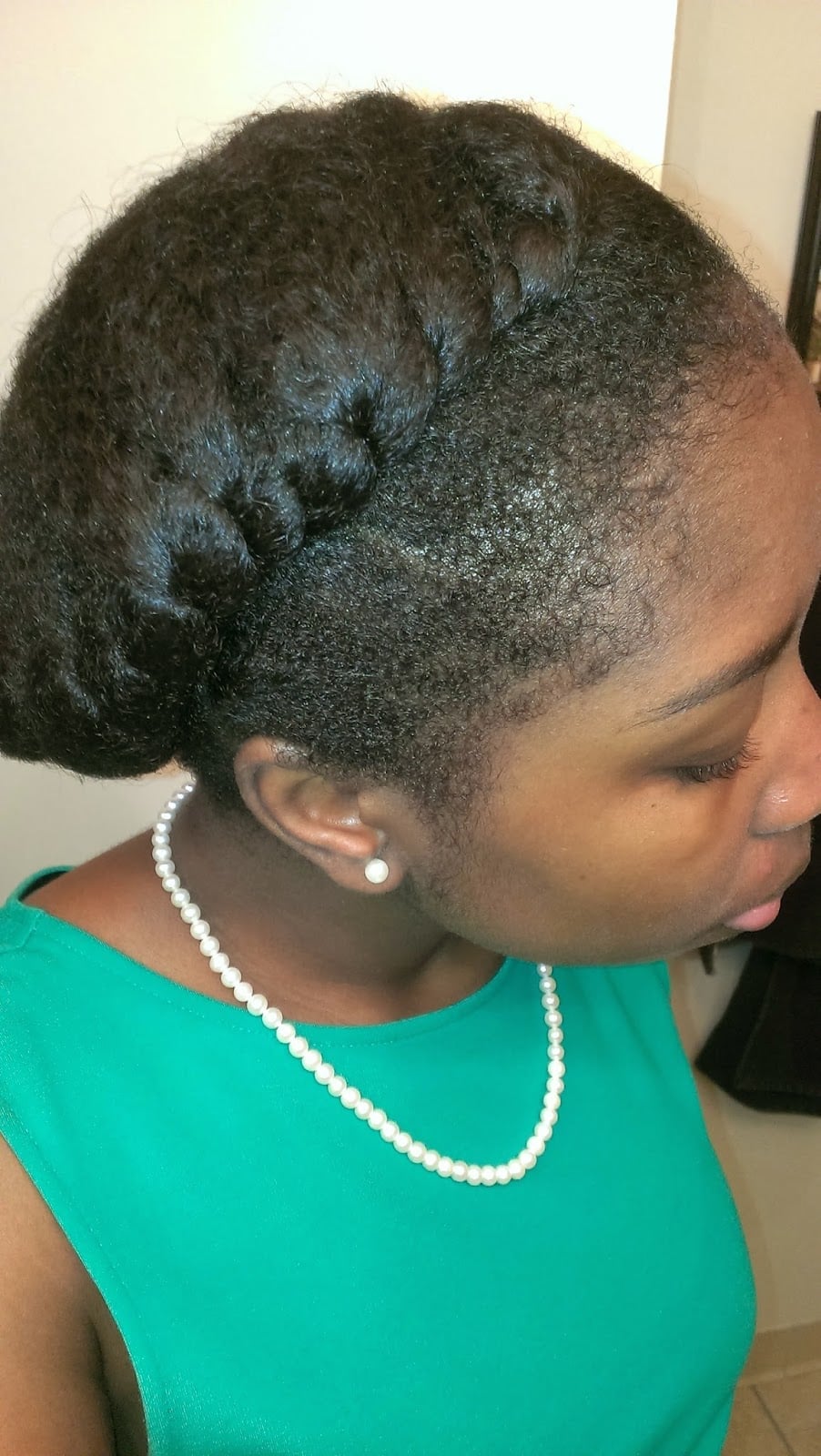 Shoulder-Length Braided Crown Updo Shoulder-Length Braided Crown Updo — Classy Rainy Days Hairstyles