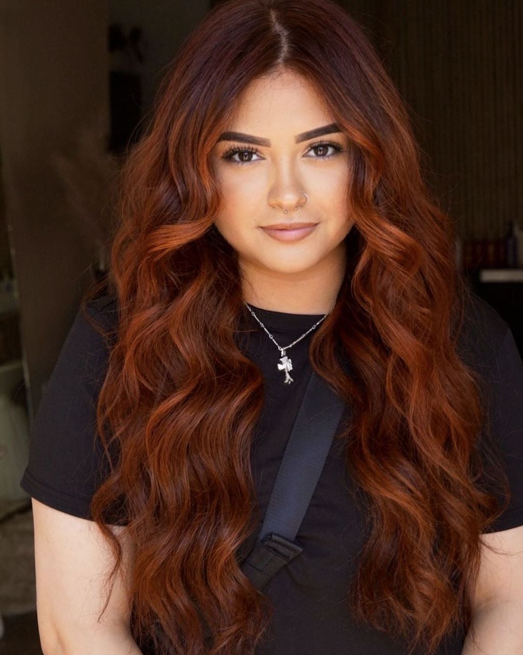 Mid-Back Copper Red With Golden Undertones — Classy Red Hair Colors