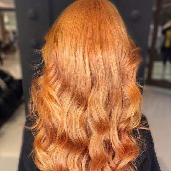 Mid-Back Vibrant Ginger With Copper Tones — Classy Red Hair Colors