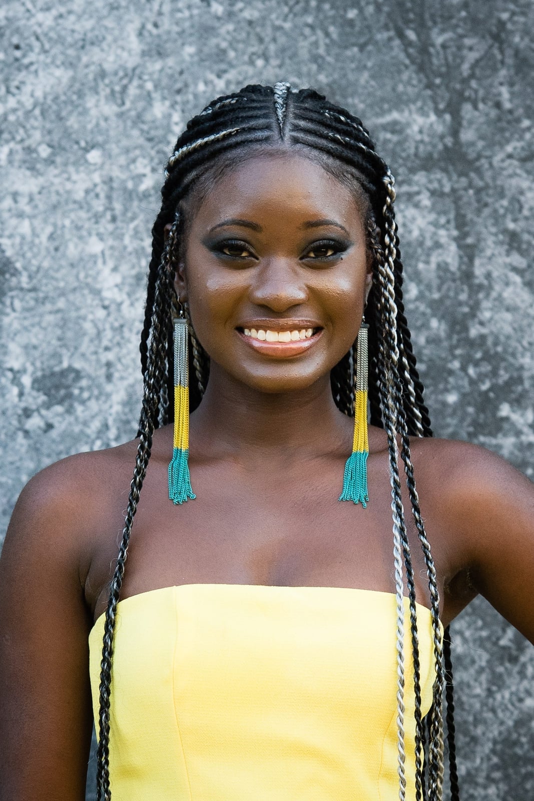 Black and Gray Mid-Back Twists Black and Gray Mid-Back Twists — Classy Senegalese Twists