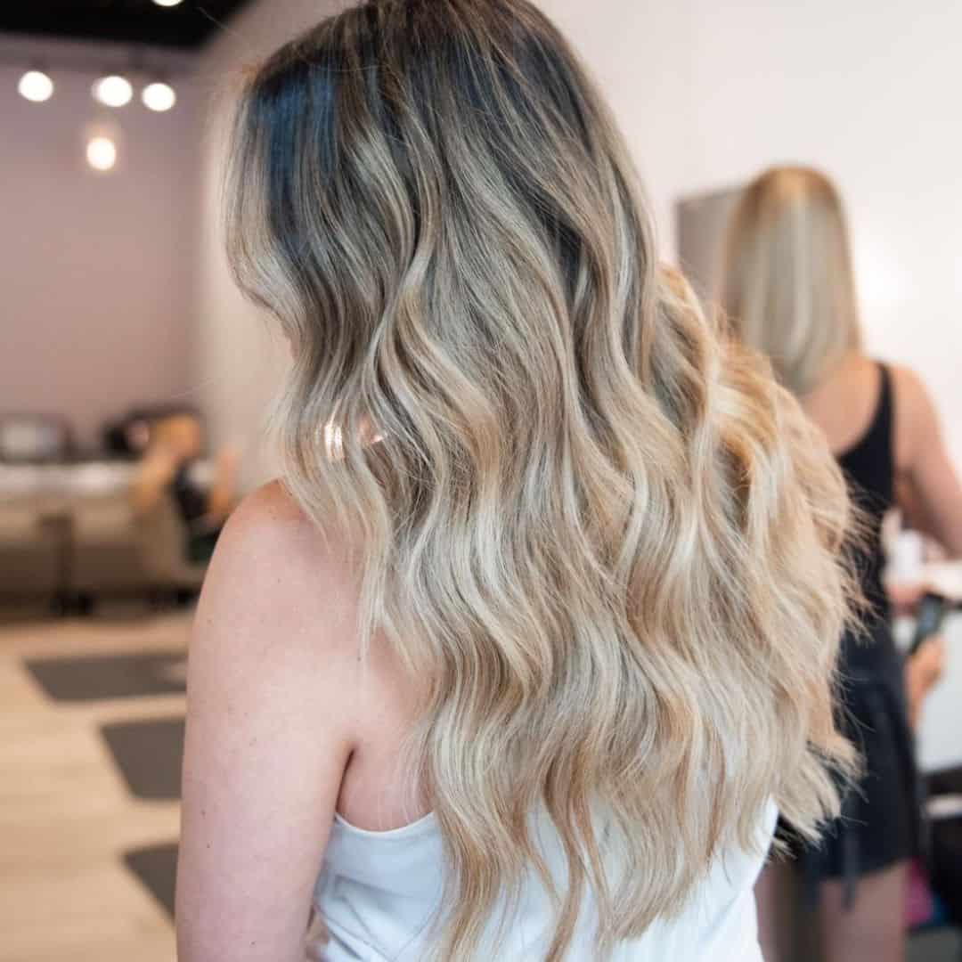 Shadow Root Blonde Hair with White Tank Top Shadow Root Blonde Hair with White Tank Top — Classy Shadow Root