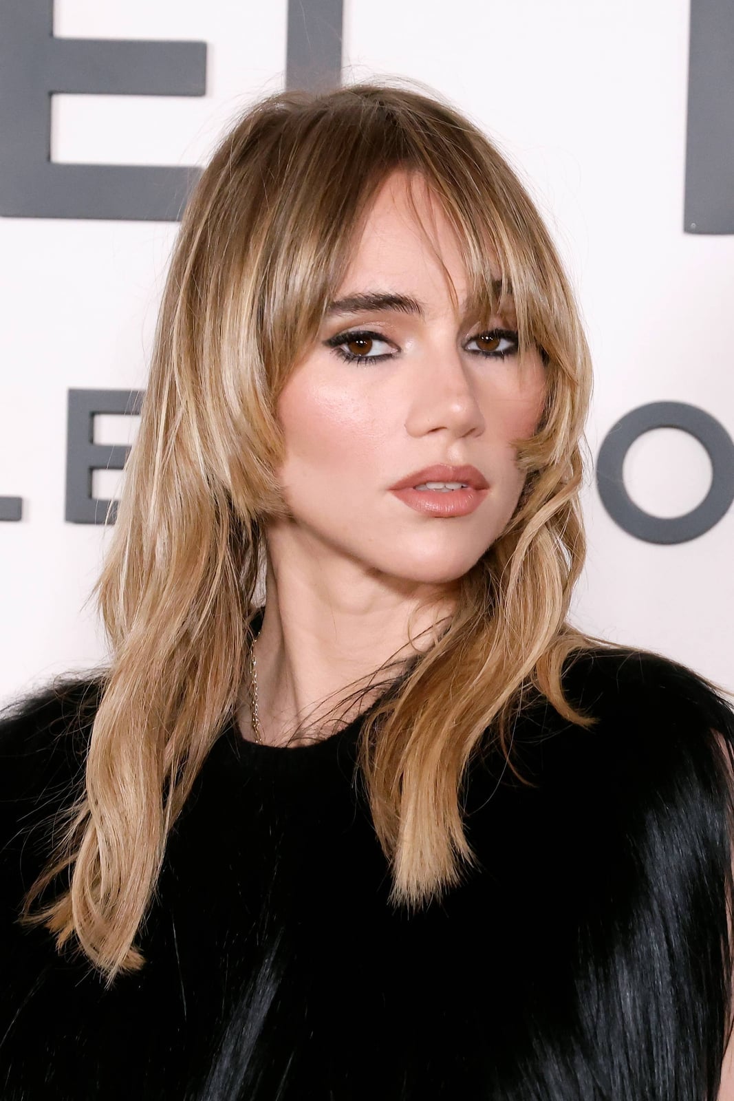 Collarbone Dark Brown Shag With Curtain Bangs Collarbone Dark Brown Shag With Curtain Bangs — Classy Shag Hair