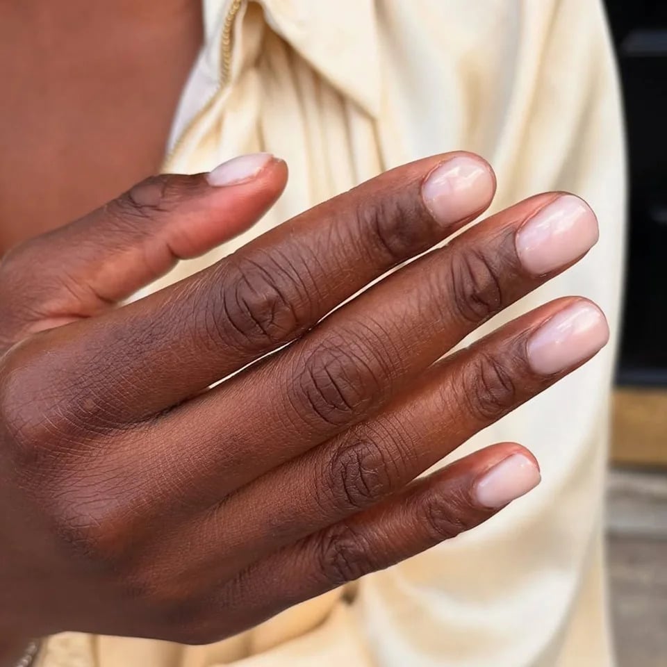 Short Almond Sheer Milky Pink Jelly Short Almond Sheer Milky Pink Jelly — Classy Sheer Nails