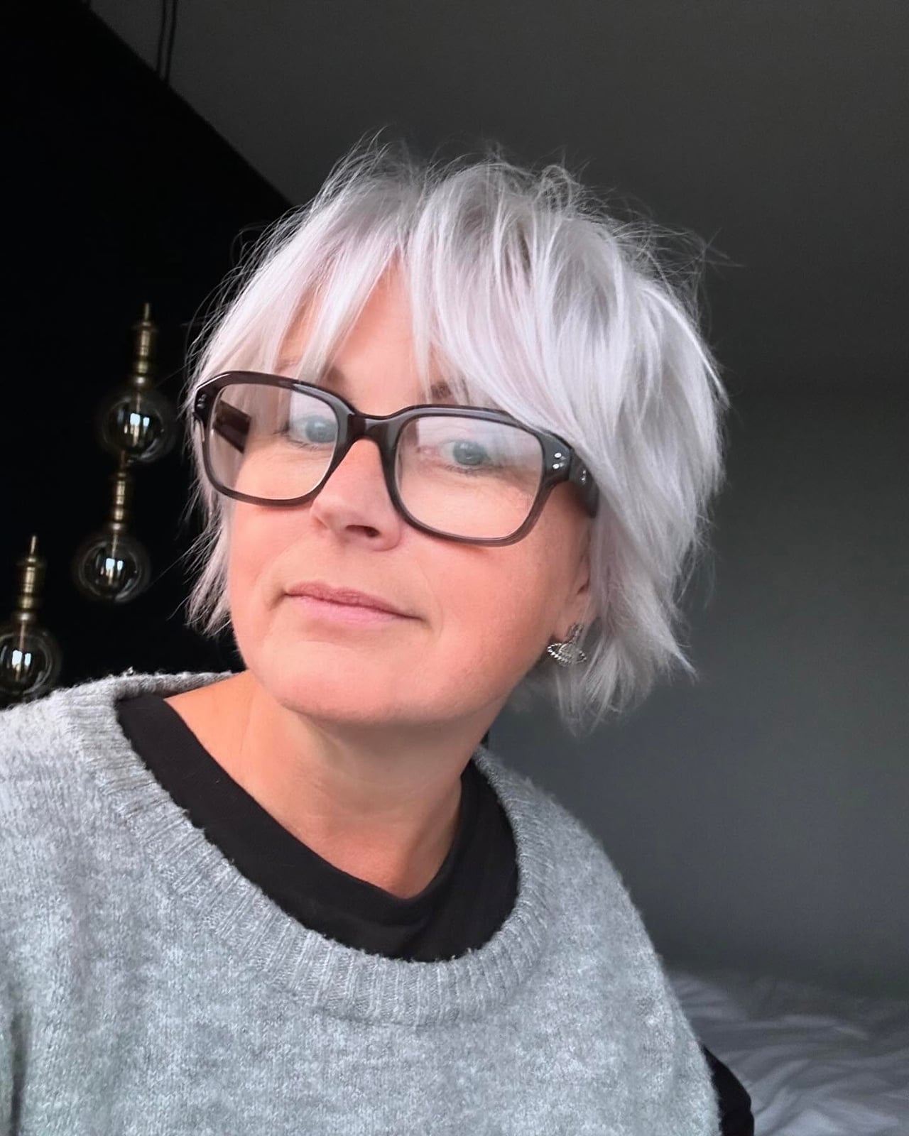 Blonde Shag With Wispy Bangs And Highlights Blonde Shag With Wispy Bangs And Highlights — Classy Short Shaggy Haircut