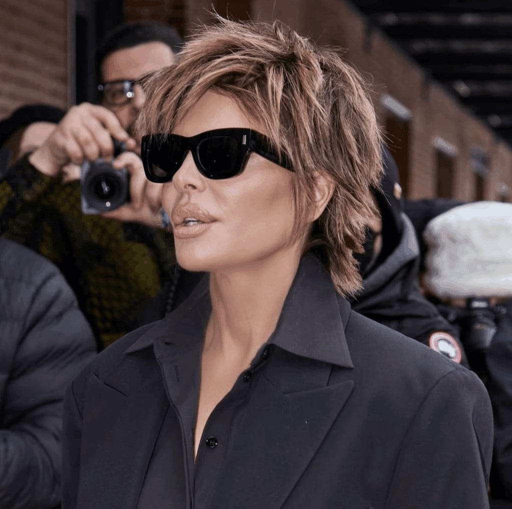 Dark Brown Collarbone Shag With Curtain Bangs Dark Brown Collarbone Shag With Curtain Bangs — Classy Short Shaggy Haircut