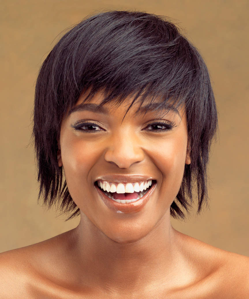 Dark Brown Wavy Pixie Shag Dark Brown Wavy Pixie Shag — Classy Short Shaggy Haircut