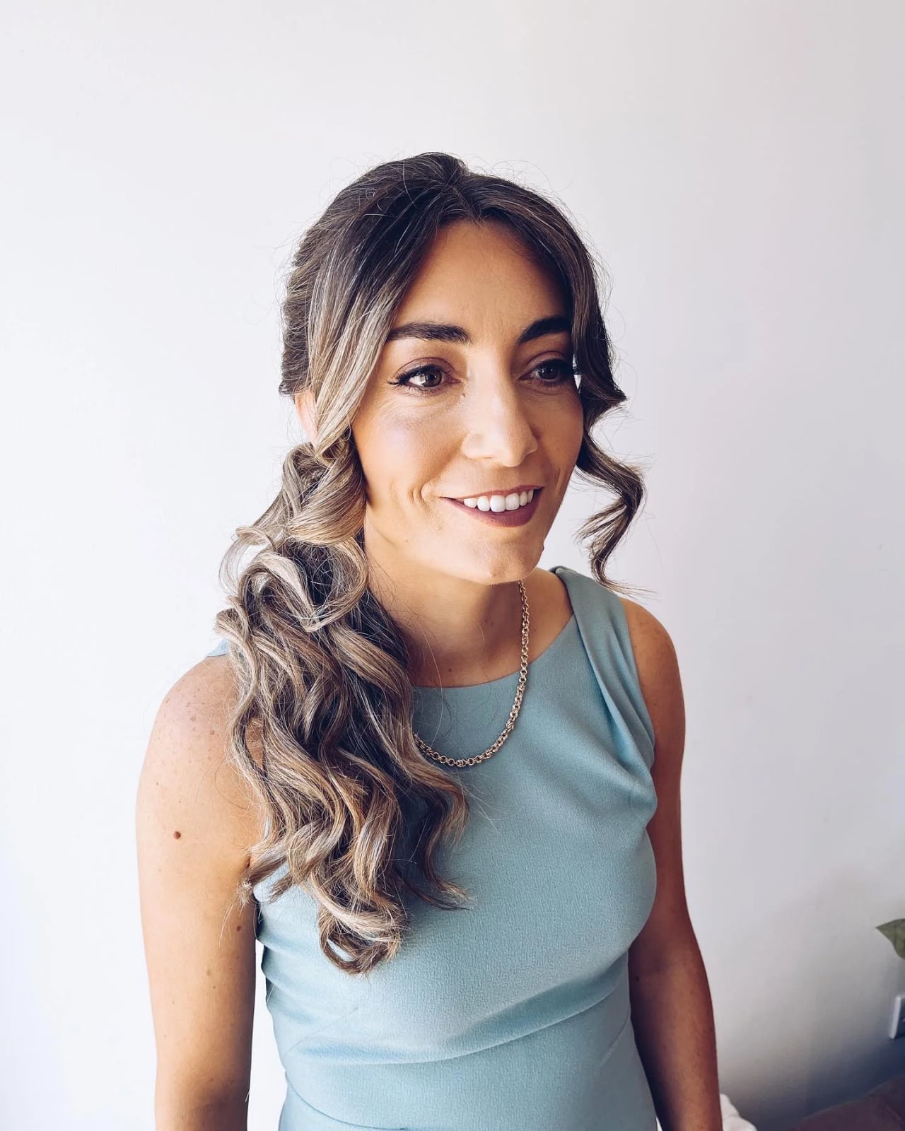 Loose Side Ponytail With Soft Waves — Classy Side Part Ponytail