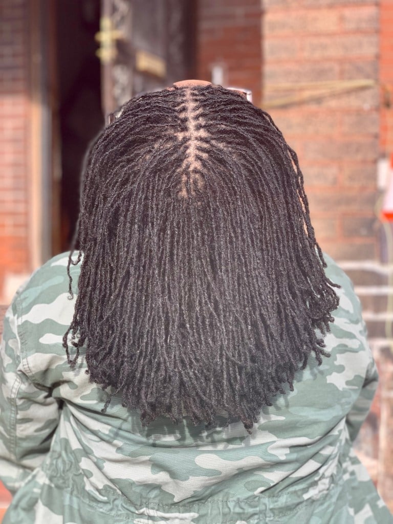 Collarbone Length Loose Sisterlocks Collarbone Length Loose Sisterlocks — Classy Sister Locs