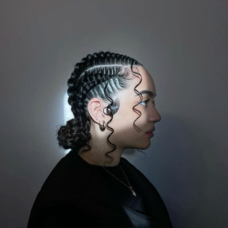 Vibrant Platinum Blonde Stitch Braids — Classy Stitch Braids Hairstyles