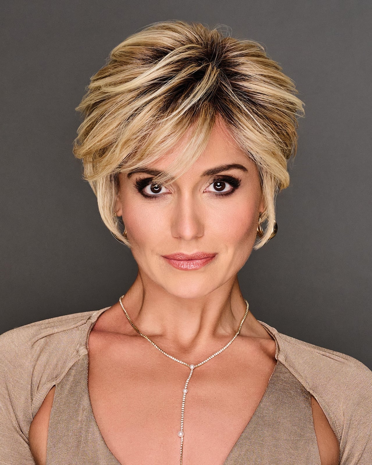 Blonde Pixie Cut With Textured Wavy Layers — Classy Styling Wig