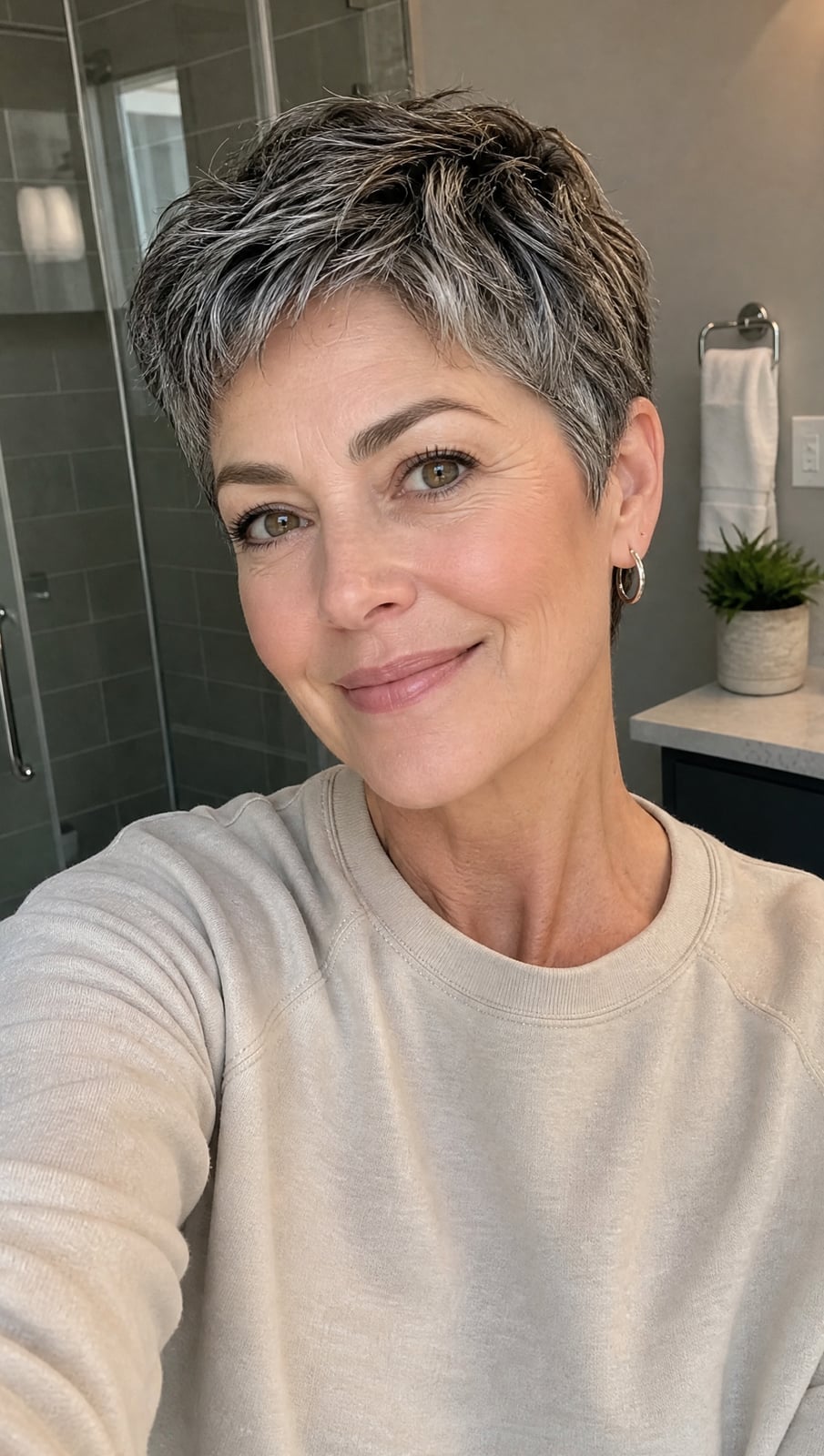 Short Gray Pixie Cut Short Gray Pixie Cut — Classy Textured Hair