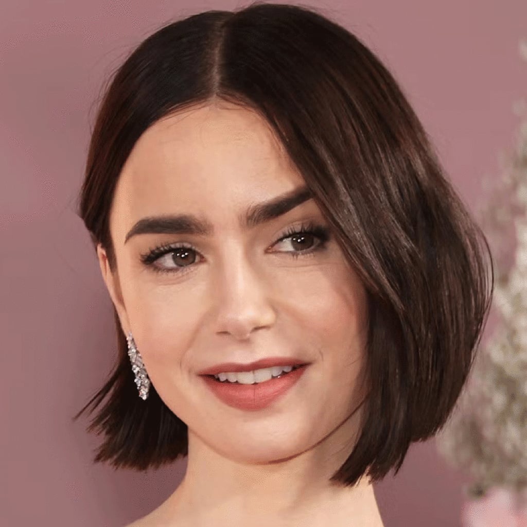 Chin Length Dark Brown Bob With Textured Ends, Close-Up Take Chin Length Dark Brown Bob With Textured Ends, Close-Up Take — Classy Textured Haircuts