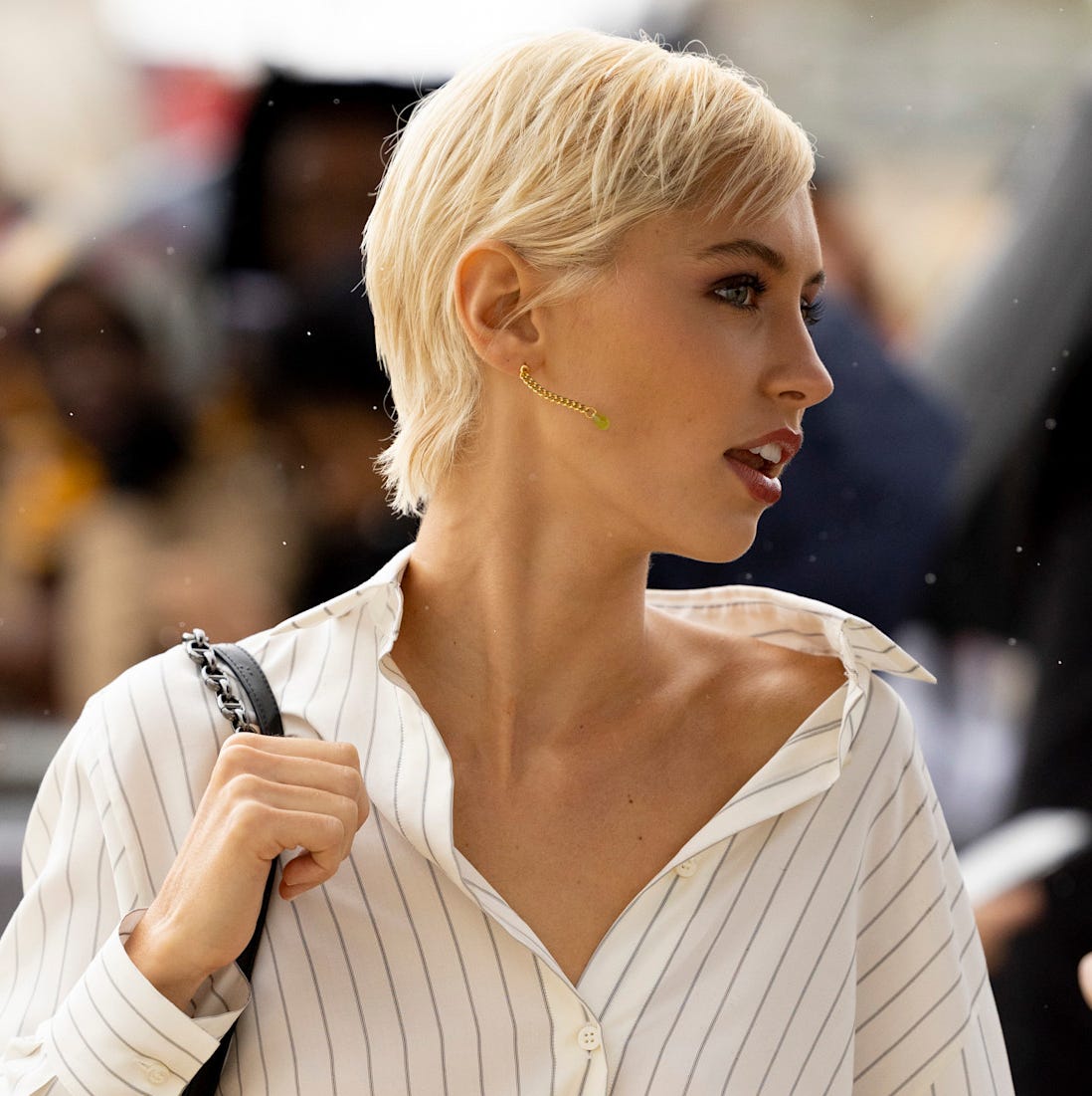 Ash Blonde Pixie With Piecey Texture Ash Blonde Pixie With Piecey Texture — Classy Textured Pixie
