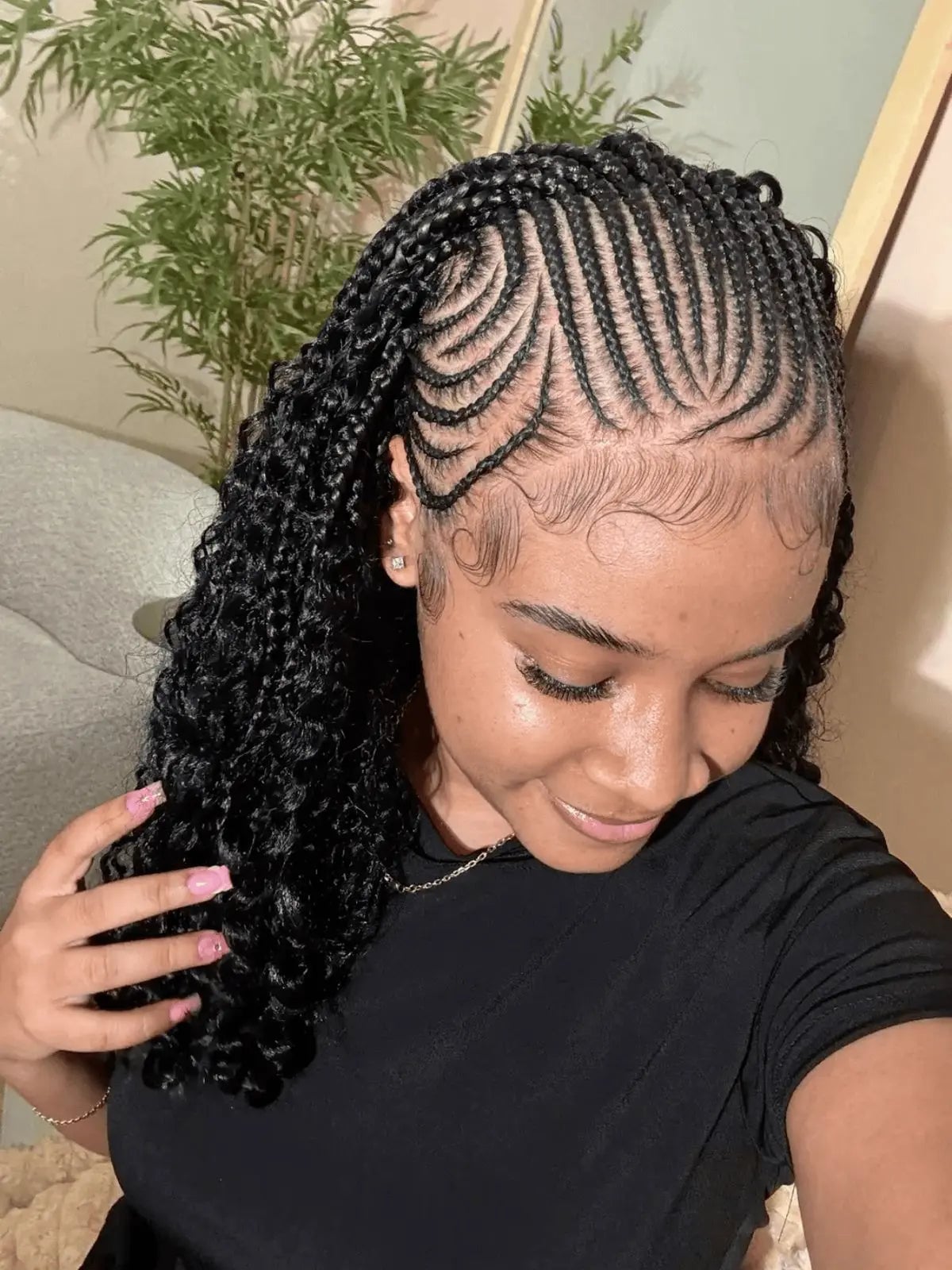Tribal Braids With Blonde Tips and Beads — Classy Tribal Braids Hairstyles