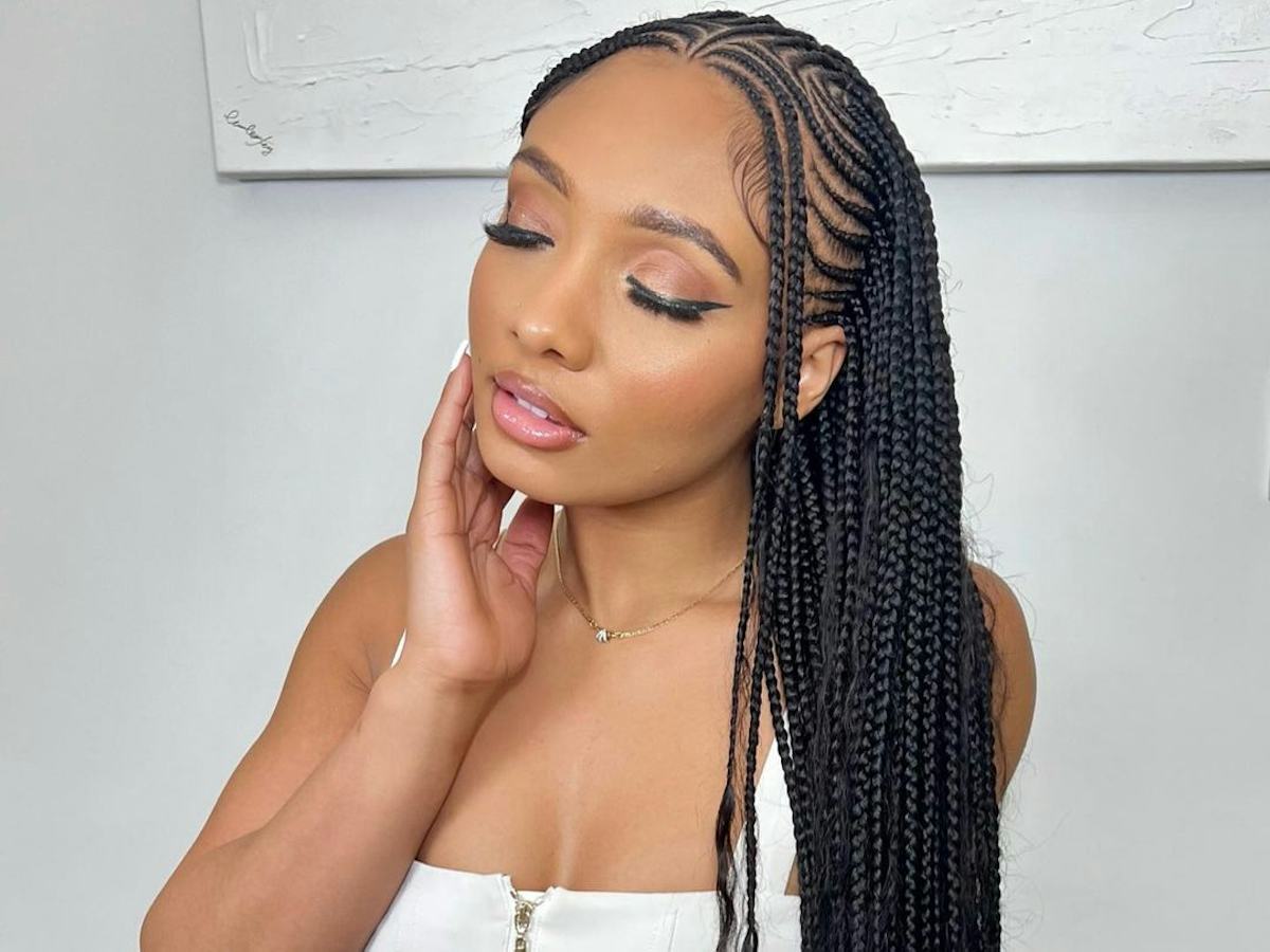 Fulani Braids With Sleek Cornrows and Baby Hairs — Classy Tribal Braids Hairstyles
