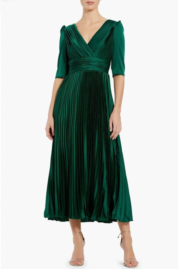 Emerald Green Satin Dress Cocktail Party Emerald Green Satin Dress Cocktail Party — Classy Up Dress