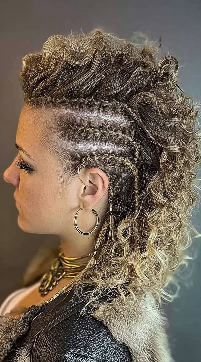 Shoulder Length Braids With Loose Curls Shoulder Length Braids With Loose Curls — Classy Viking Braids
