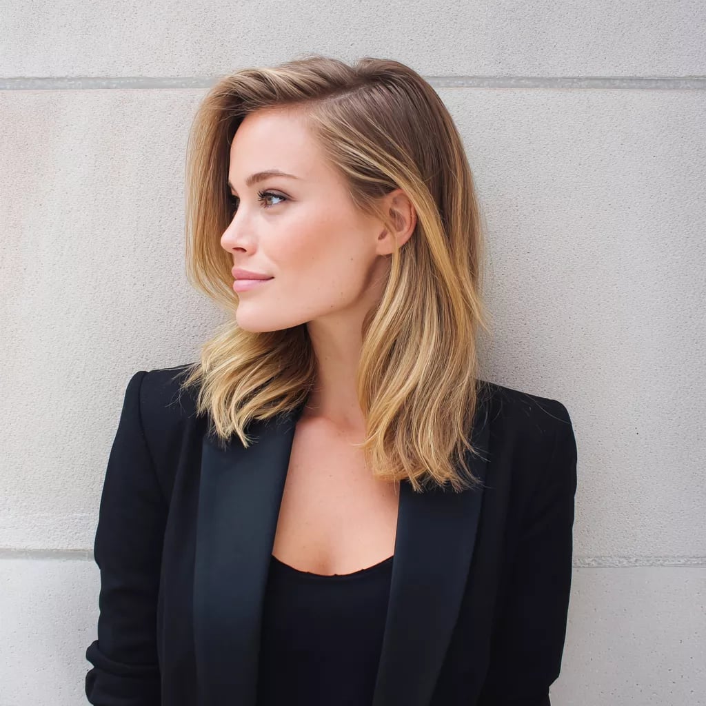 Collarbone Dark Brown With Face-Framing Layers Collarbone Dark Brown With Face-Framing Layers — Classy Volumizing Hair