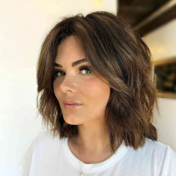 Ear Length Ash Blonde Bob With Soft Waves Ear Length Ash Blonde Bob With Soft Waves — Classy Volumizing Hair