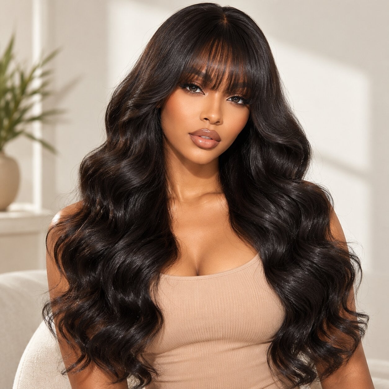 Mid-Back Length With Loose Body Waves Mid-Back Length With Loose Body Waves — Classy Wig Hair