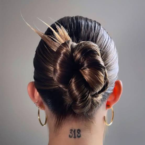 Dark Brown Twisted Low Bun Dark Brown Twisted Low Bun — Classy Y2K Updo