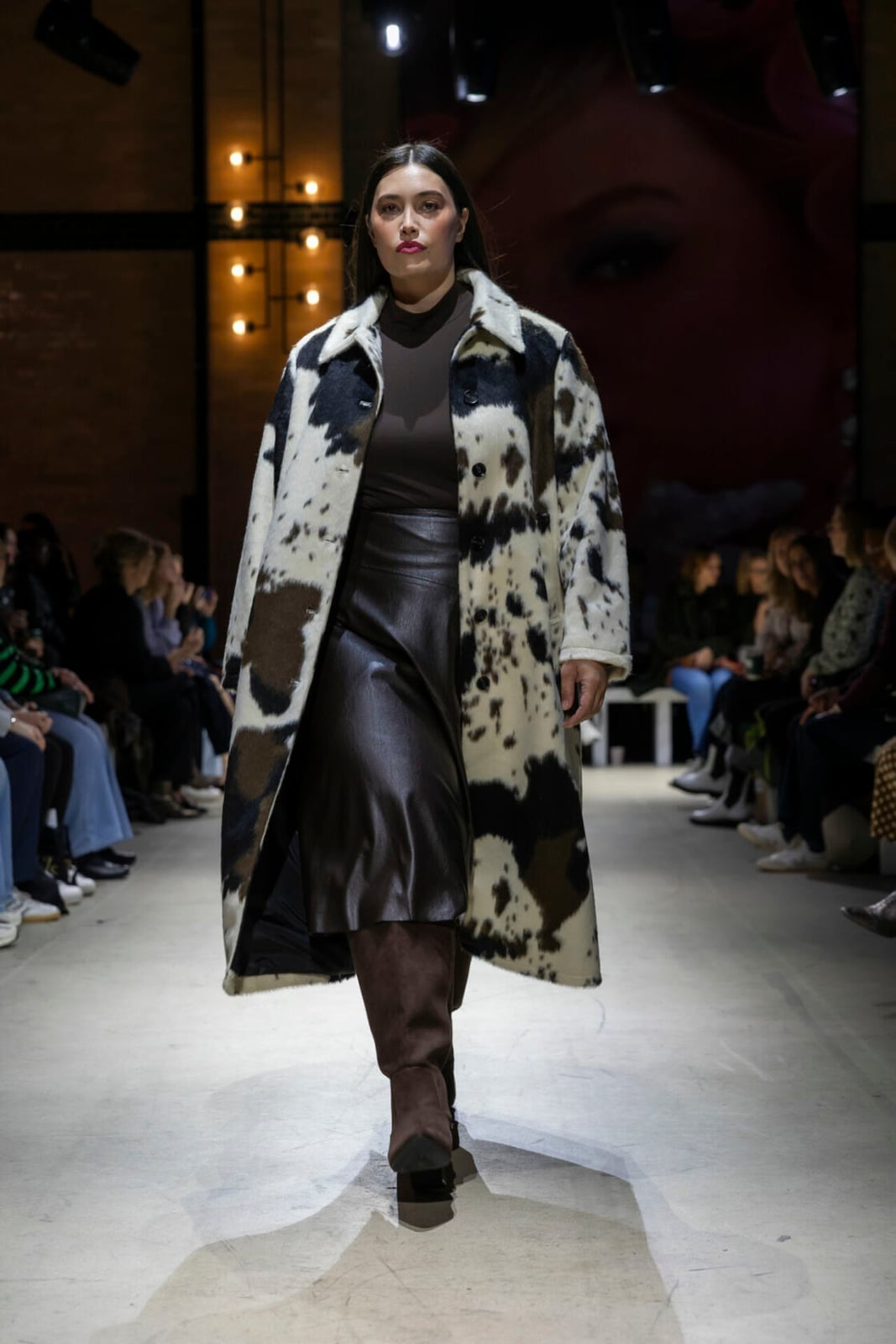 Cow Print Coat and Midi Skirt Cow Print Coat and Midi Skirt — Classy Zoo Outfits
