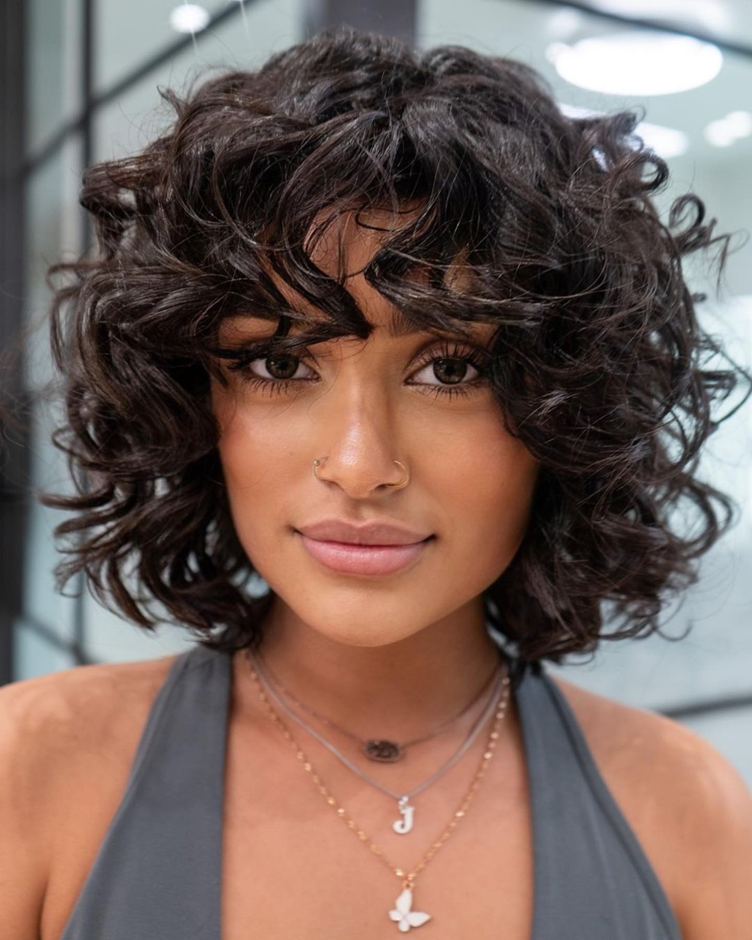 Collarbone Layers For Fine Curly Hair Collarbone Layers For Fine Curly Hair — Curly Hair Down Ideas