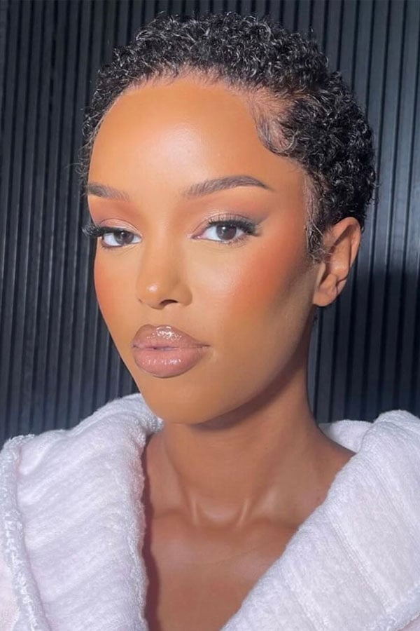 Short Pixie With Wet Look Curls Short Pixie With Wet Look Curls — Cute Chic Hairstyles