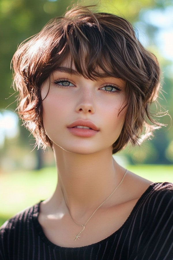 Light Brown Bob With Face-Framing Layers Light Brown Bob With Face-Framing Layers — Cute Chic Hairstyles