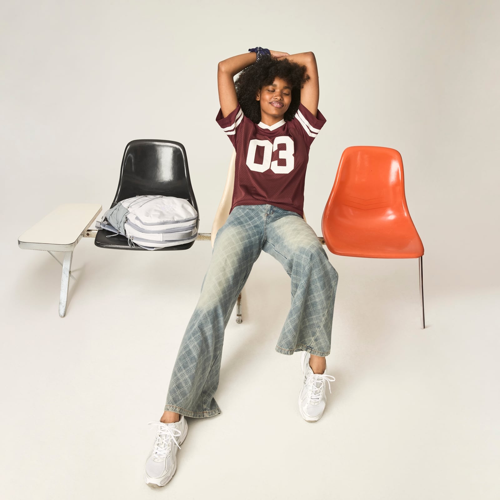 Football Jersey With Wide-Leg Jeans Football Jersey With Wide-Leg Jeans — Cute Outfit Inspo for School