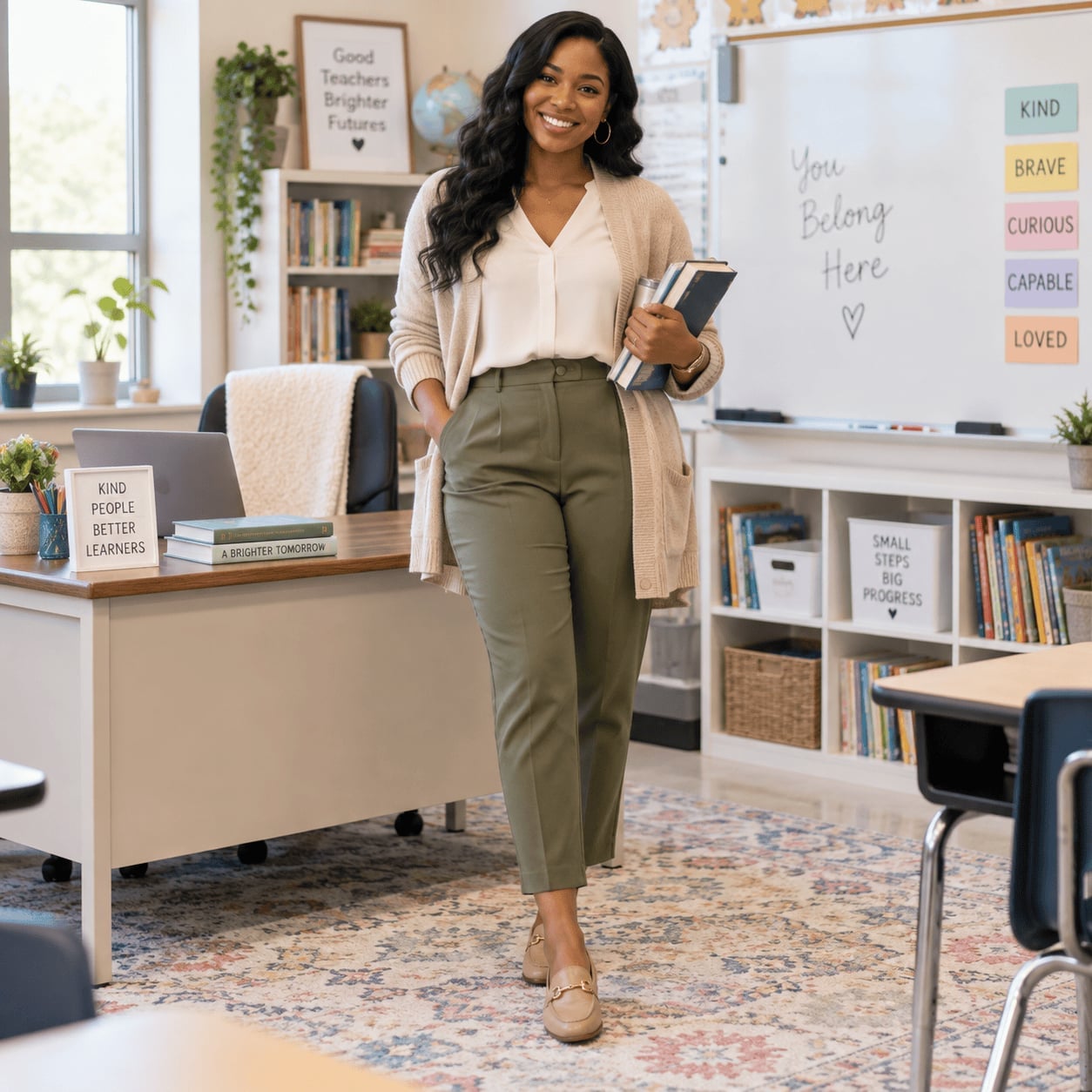 Polished Trousers For An Academic Setting Polished Trousers For An Academic Setting — Cute Outfit Inspo for School
