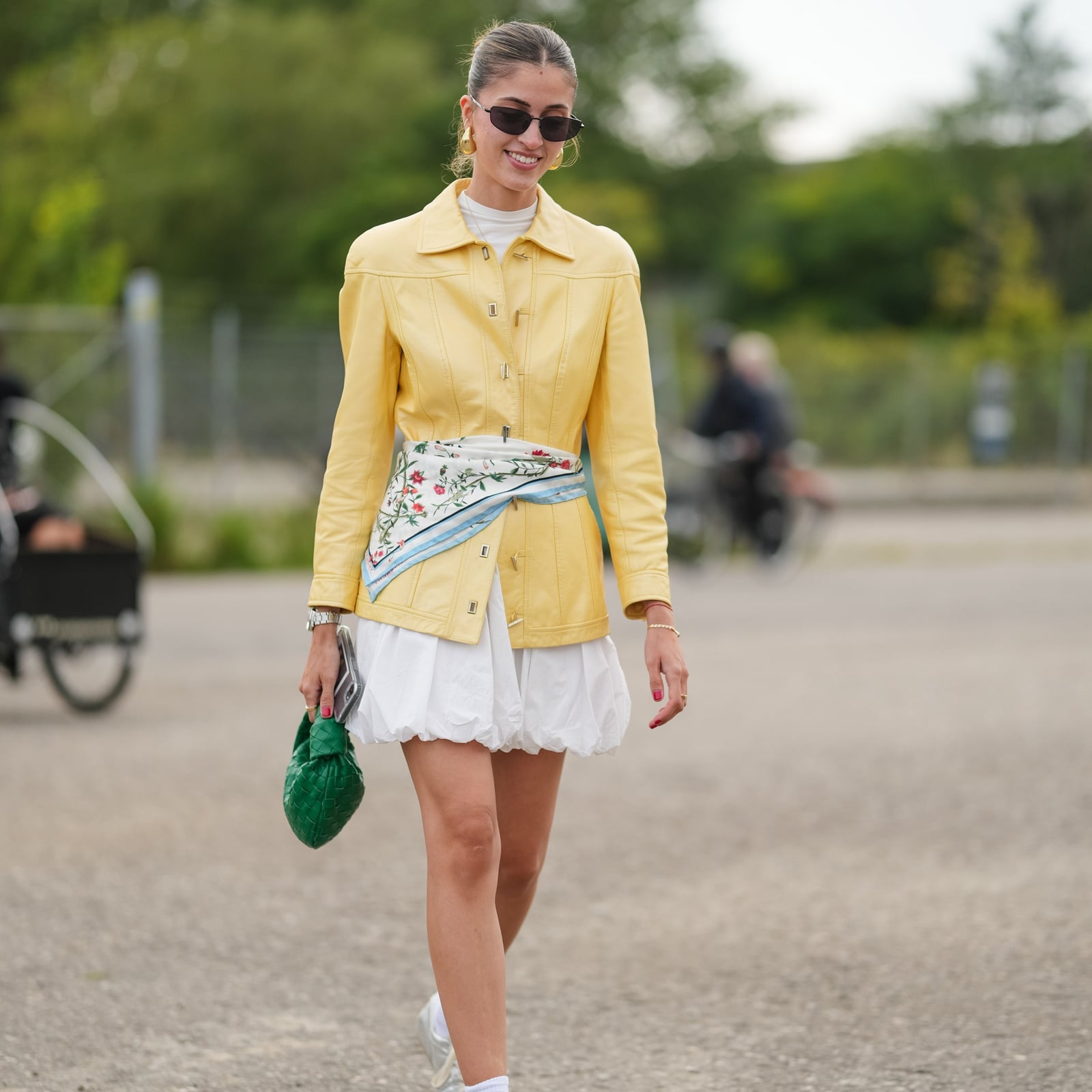 Cropped Jacket Over A Mini Dress Cropped Jacket Over A Mini Dress — Cute Outfit Inspo for School