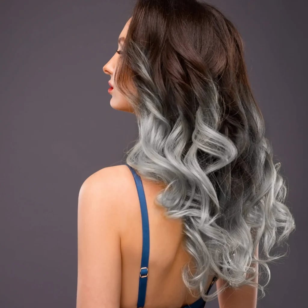 Mid-Back Dark To Ash Blonde Balayage, Close-Up Take — Dye Hair Inspiration