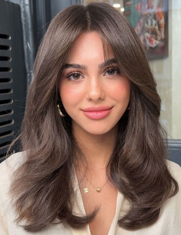 Collarbone Length Fine Wavy Hair Collarbone Length Fine Wavy Hair — Easy Ways to Style Curtain Bangs